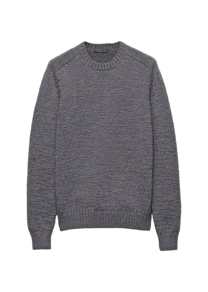 Prada Men's Wool Crewneck Sweater