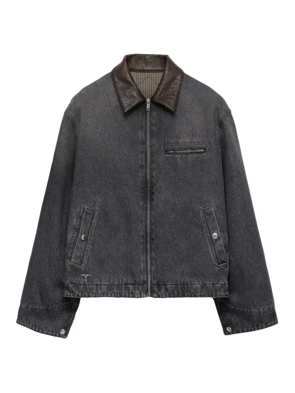Men's Denim Blouson Jacket