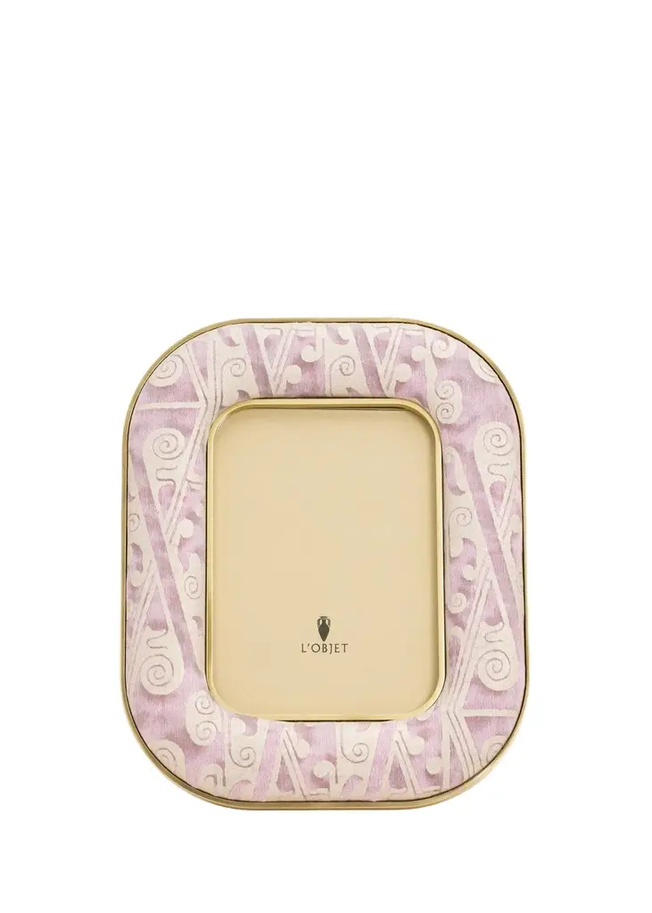 L'Objet BG 125th Anniversary Fortuny Upholstered Frame, 5" x 7"