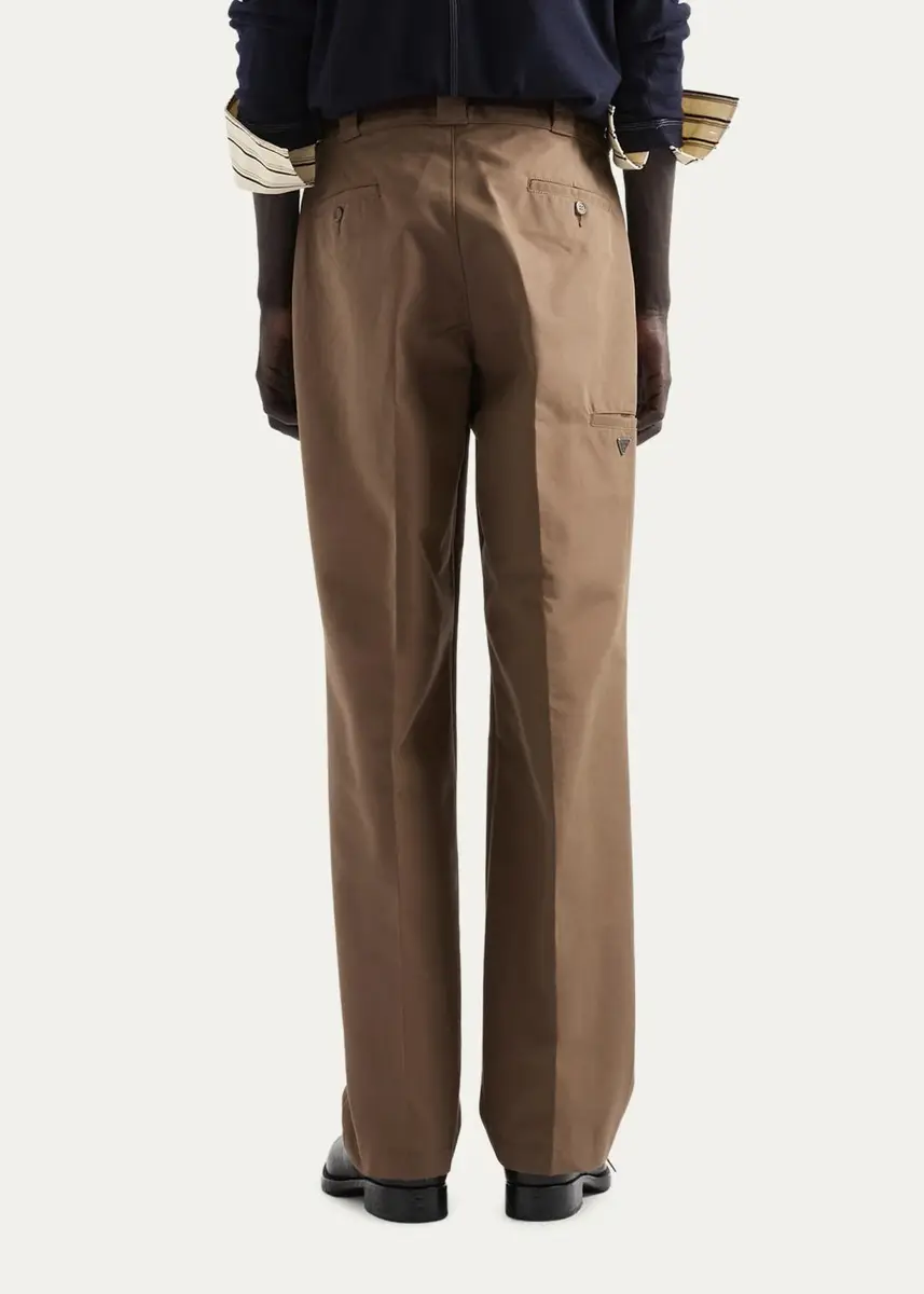 Prada Men's Technical Canvas Cotton Pants | Thumbnail 3 Prada Men's Technical Canvas Cotton Pants | Thumbnail 3