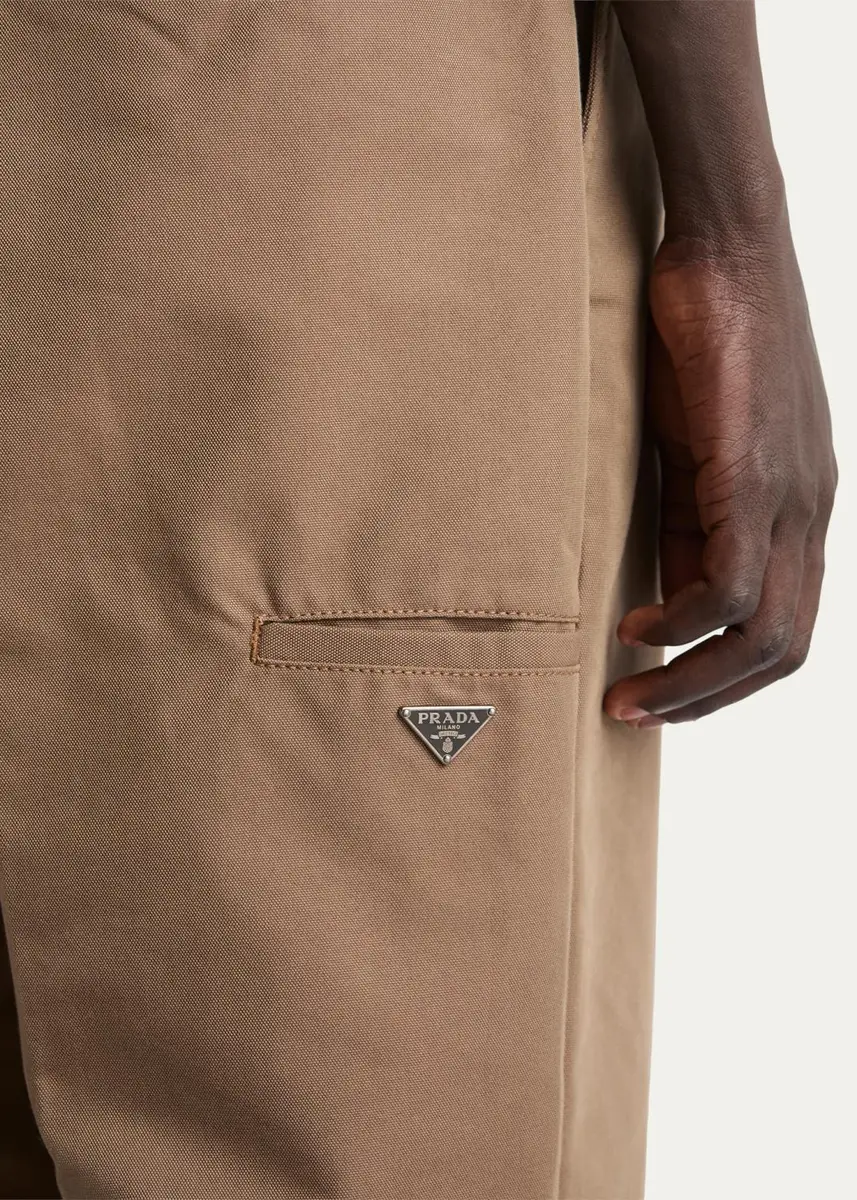 Prada Men's Technical Canvas Cotton Pants | Thumbnail 5 Prada Men's Technical Canvas Cotton Pants | Thumbnail 5