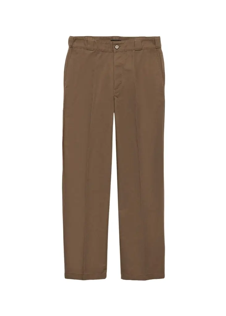Prada Men's Technical Canvas Cotton Pants