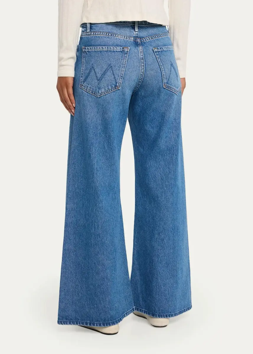 Mother Lil Lemon Twist Wide-Leg Jeans | Thumbnail 3 Mother Lil Lemon Twist Wide-Leg Jeans | Thumbnail 3