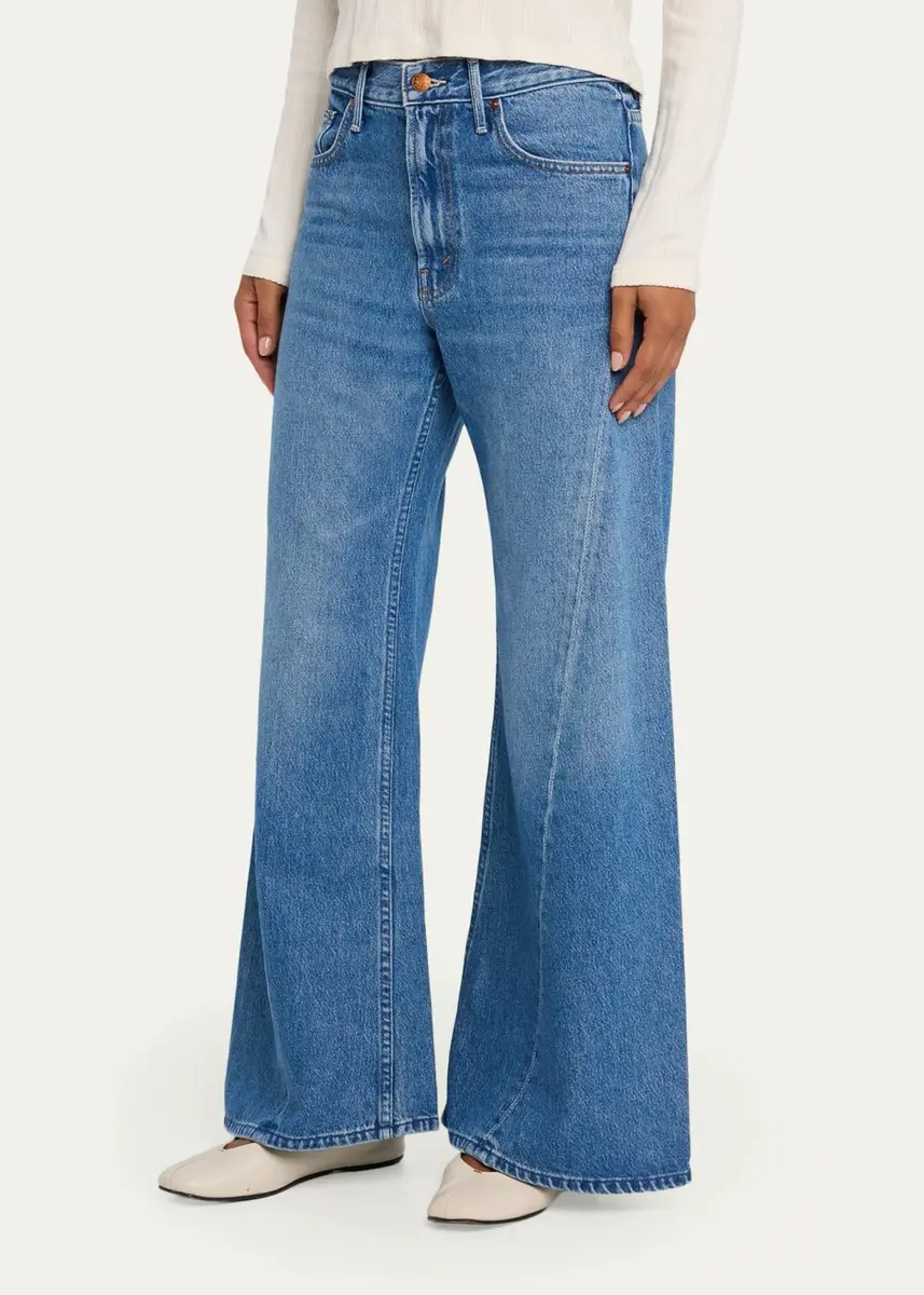 Mother Lil Lemon Twist Wide-Leg Jeans | Thumbnail 4 Mother Lil Lemon Twist Wide-Leg Jeans | Thumbnail 4