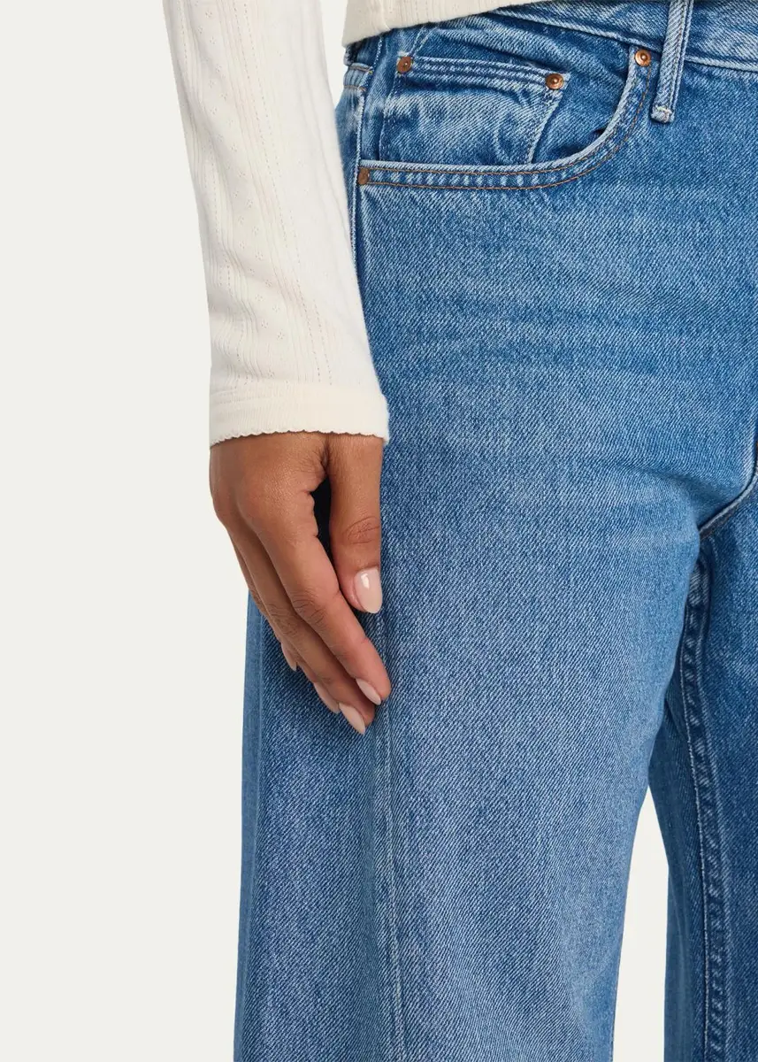 Mother Lil Lemon Twist Wide-Leg Jeans | Thumbnail 5 Mother Lil Lemon Twist Wide-Leg Jeans | Thumbnail 5