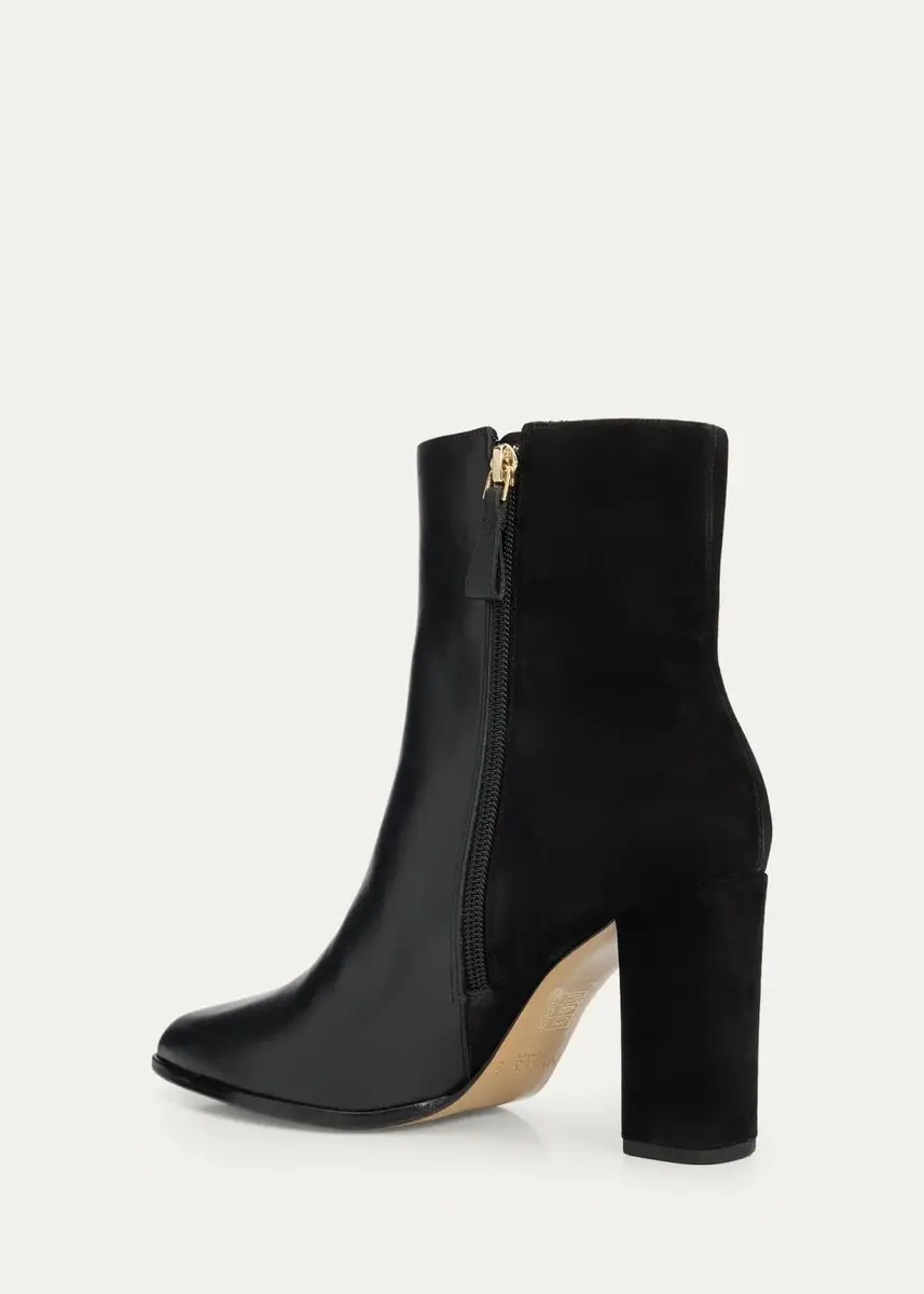 Alexandre Birman 90mm Jesse Mixed Leather Ankle Boots | Thumbnail 2 Alexandre Birman 90mm Jesse Mixed Leather Ankle Boots | Thumbnail 2