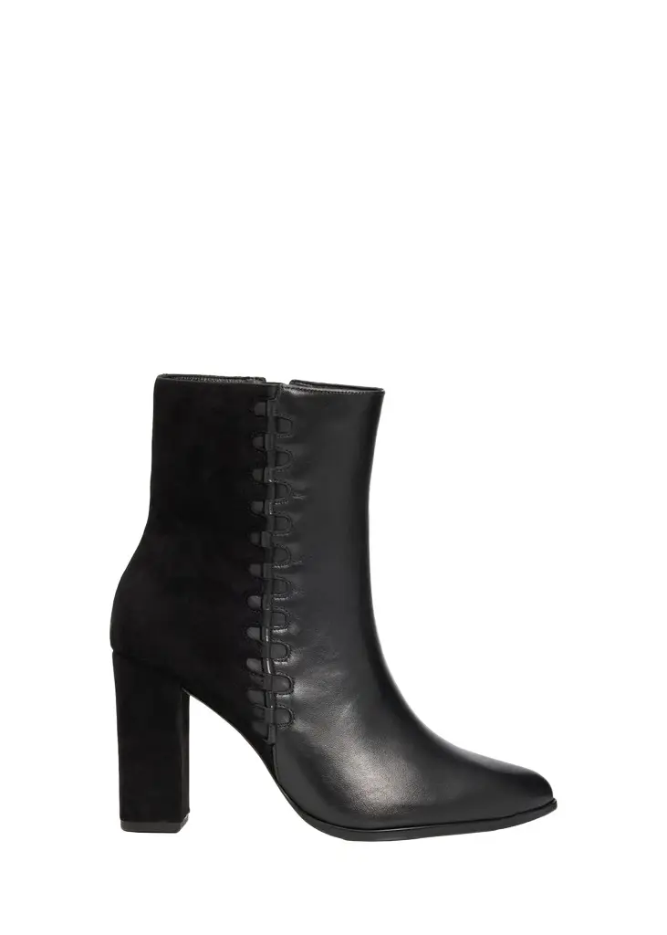 Alexandre Birman 90mm Jesse Mixed Leather Ankle Boots