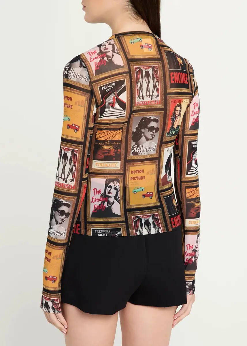 Alice + Olivia Delaina Long-Sleeve Top | Thumbnail 3