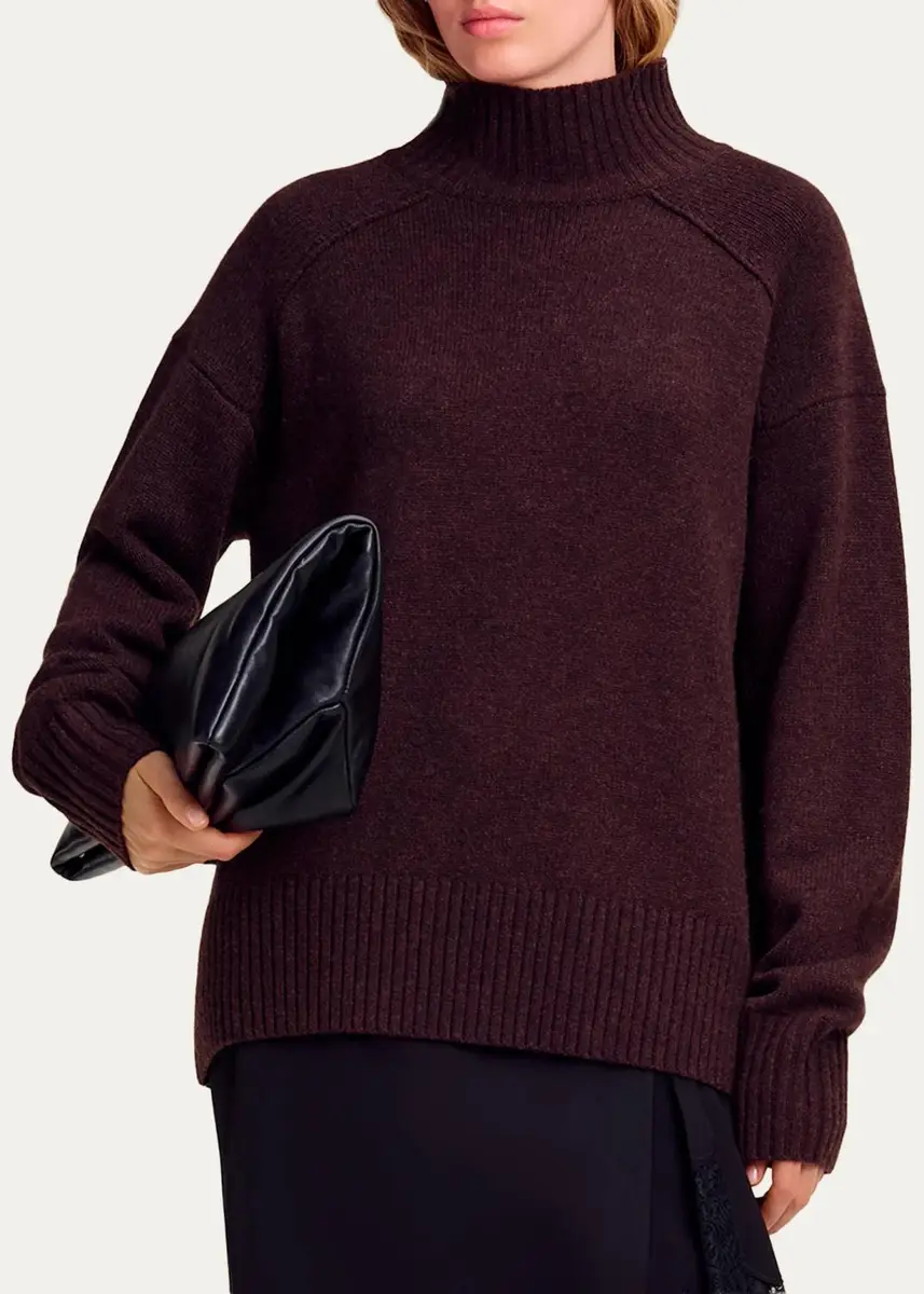 A.L.C. Archie Mock-Neck Cashmere Sweater | Thumbnail 4 A.L.C. Archie Mock-Neck Cashmere Sweater | Thumbnail 4