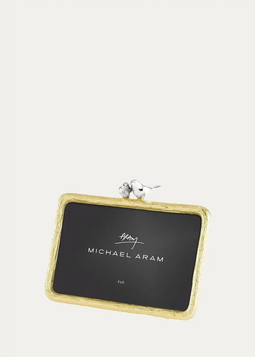 Michael Aram Lovebirds Silver & Gold Frame, 4" x 6" | Thumbnail 3 Michael Aram Lovebirds Silver & Gold Frame, 4" x 6" | Thumbnail 3