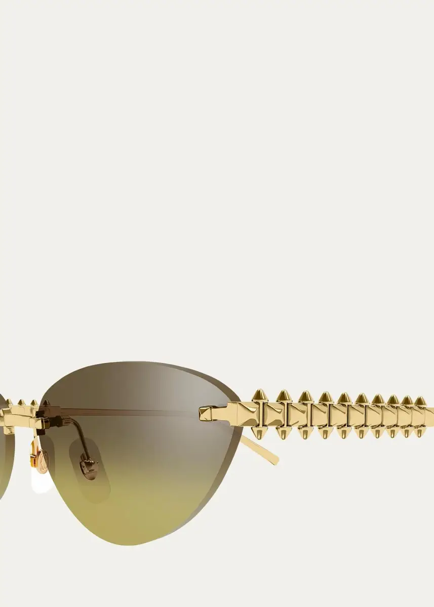 Cartier Clash De 58MM Cat-Eye Sunglasses | Thumbnail 3