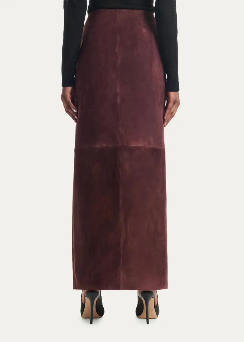 Altuzarra Pinkard Suede Maxi Skirt | Thumbnail 3 Altuzarra Pinkard Suede Maxi Skirt | Thumbnail 3