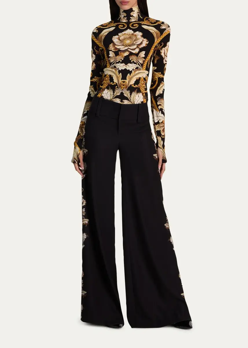 Alice + Olivia Delaina Turtleneck Top | Thumbnail 2 Alice + Olivia Delaina Turtleneck Top | Thumbnail 2