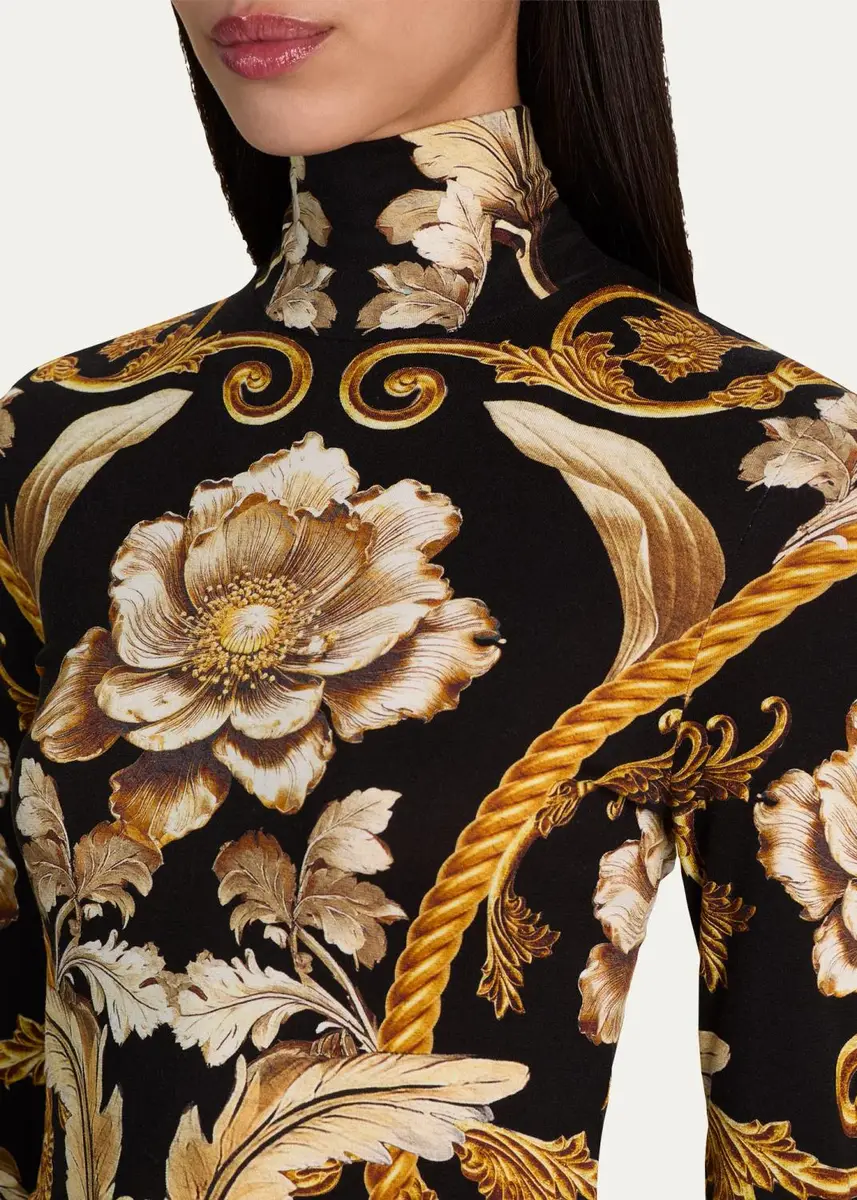 Alice + Olivia Delaina Turtleneck Top | Thumbnail 5 Alice + Olivia Delaina Turtleneck Top | Thumbnail 5