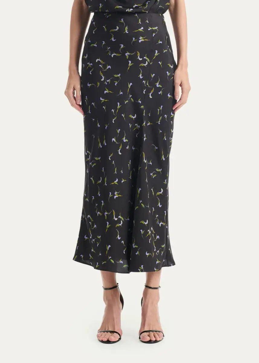 Altuzarra Casey Abstract-Print Silk Midi Skirt | Thumbnail 4 Altuzarra Casey Abstract-Print Silk Midi Skirt | Thumbnail 4