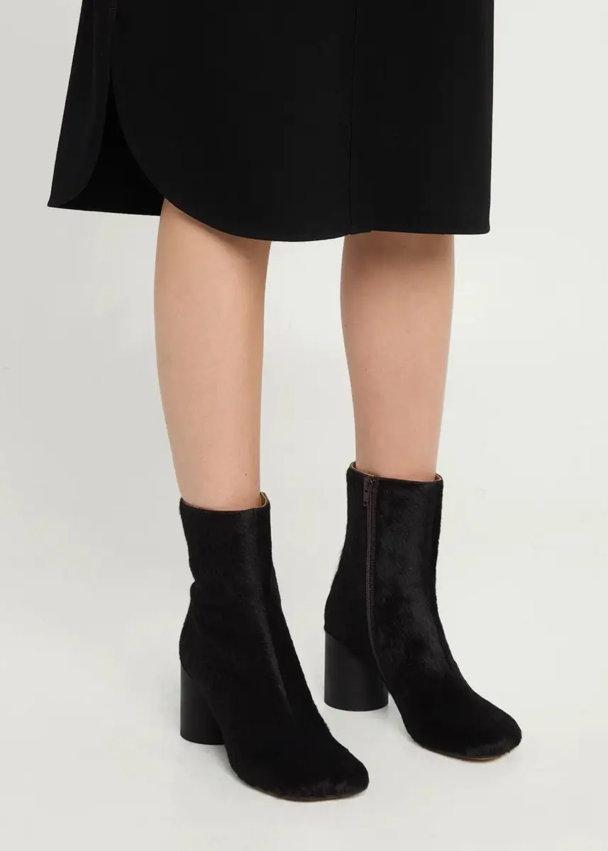 MM6 MAISON MARGIELA 80mm Calf Hair Ankle Boots | Thumbnail 2