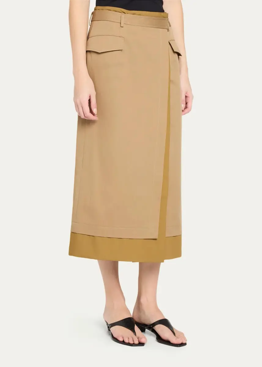 TWP A Trip to the Met Wrap Midi Skirt | Thumbnail 4 TWP A Trip to the Met Wrap Midi Skirt | Thumbnail 4