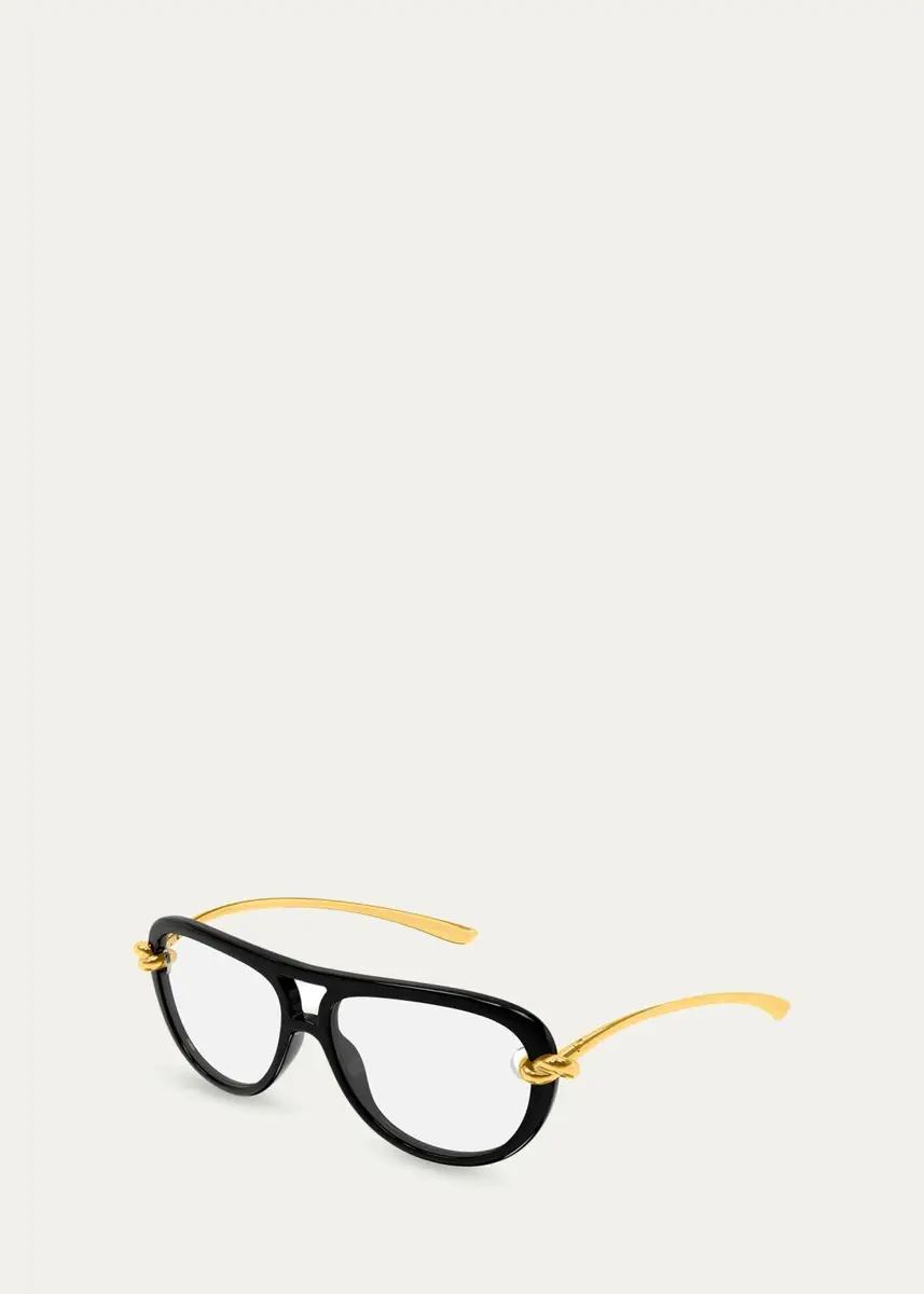 Bottega Veneta Knot 58MM Aviator Sunglasses | Thumbnail 2 Bottega Veneta Knot 58MM Aviator Sunglasses | Thumbnail 2