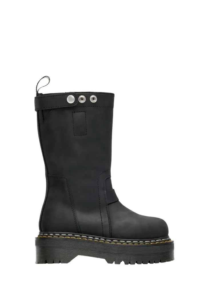 x Dr. Martens Quad Sole Pull-On Leather Boots x Dr. Martens Quad Sole Pull-On Leather Boots
