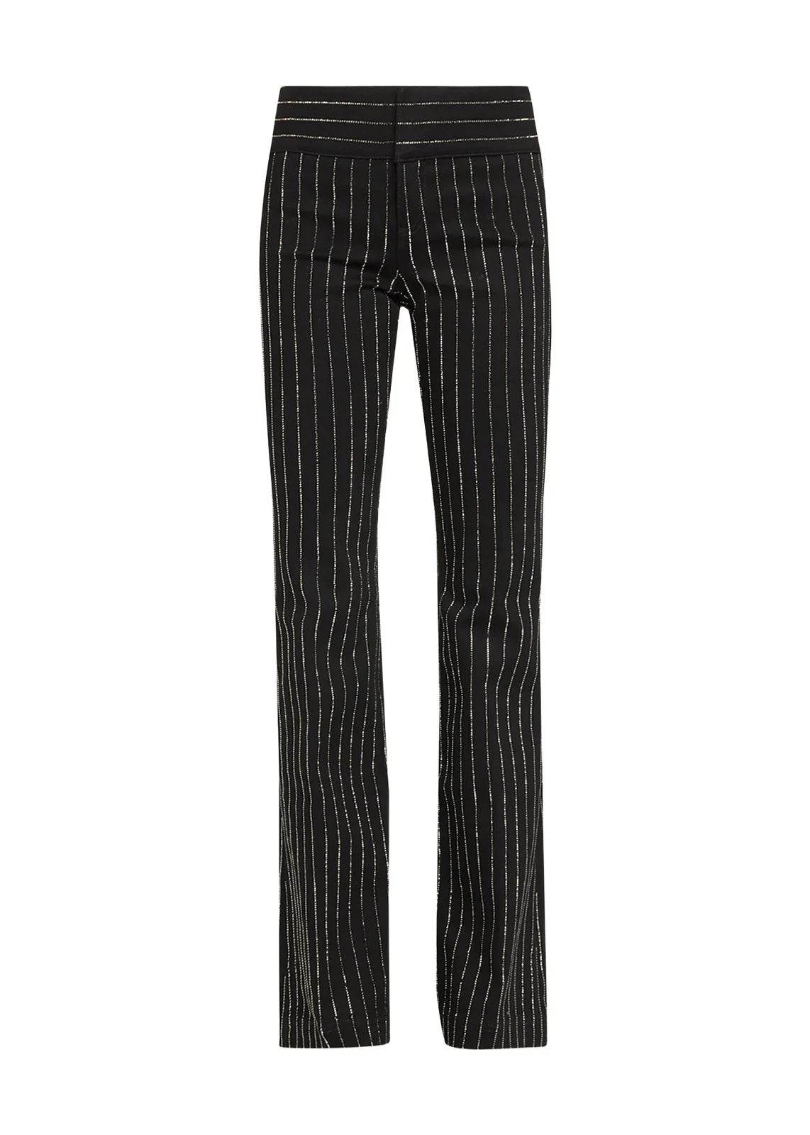 Hot Embelleshed Pinstripe Bootcut-Leg Jeans