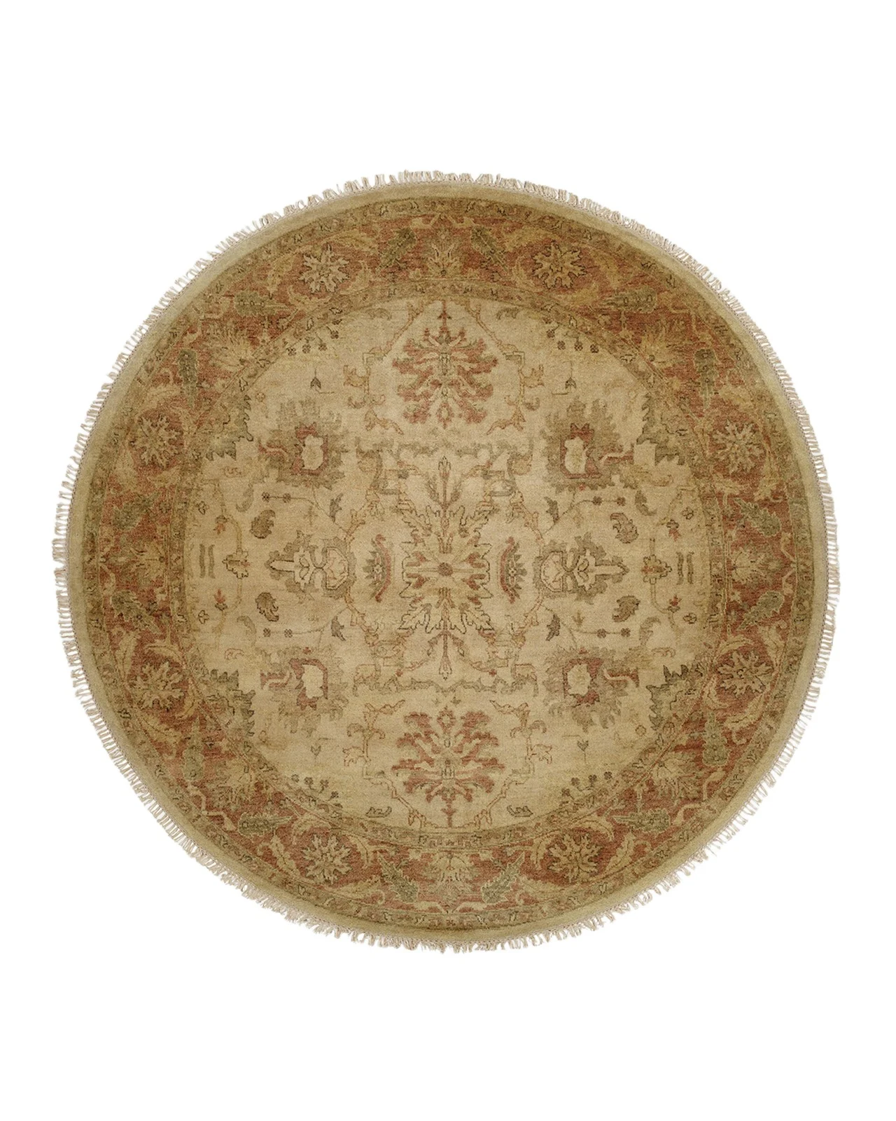 Haven & Loom Latte Rust Oushak Rug