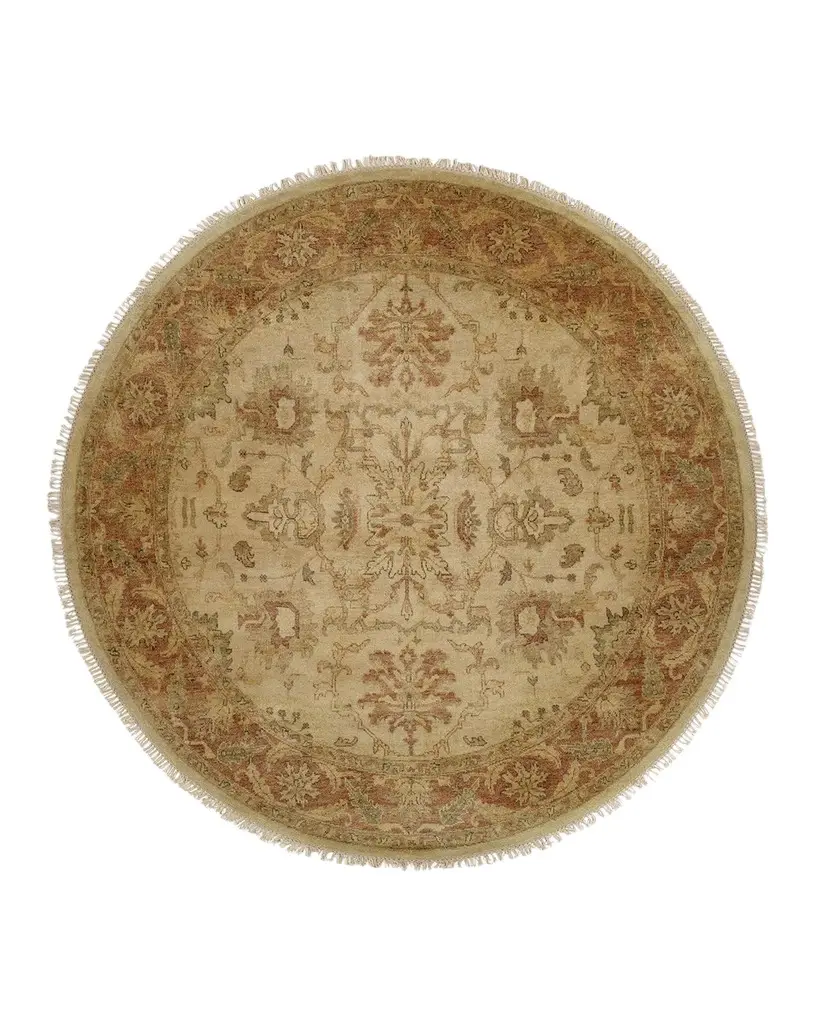 Haven & Loom Latte Rust Oushak Rug
