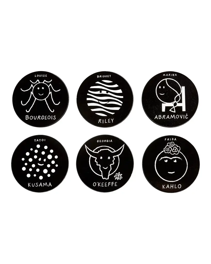 MoMA Herstory of Art Coasters, Set of 6