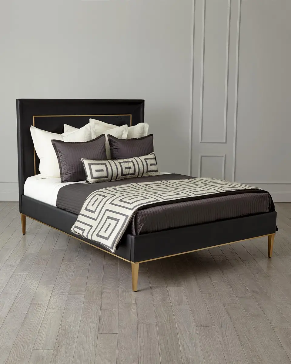 Global Views Ellipse Queen Bed