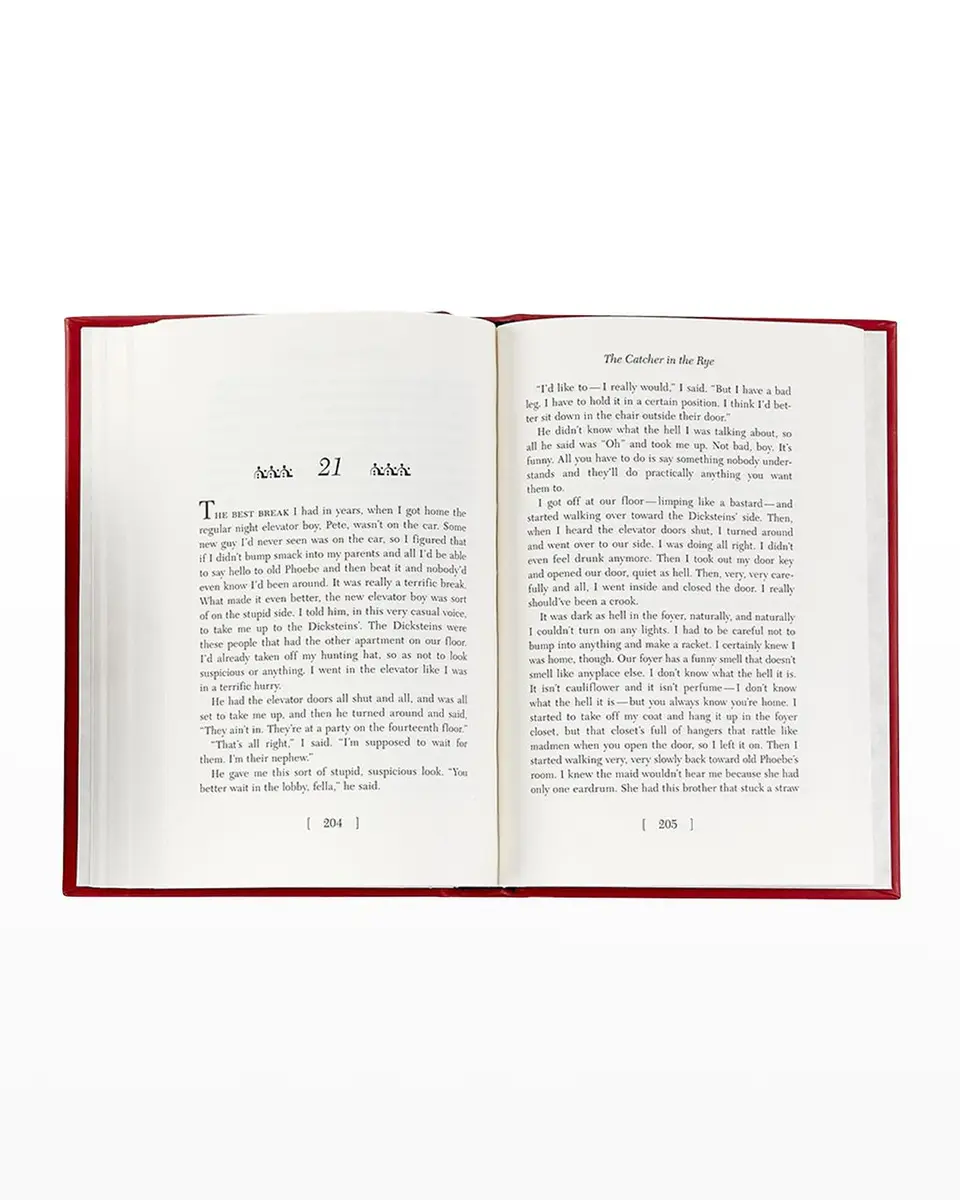 Graphic Image "The Catcher in the Rye" Leather Bound Book by J. D. Salinger | Thumbnail 4 Graphic Image "The Catcher in the Rye" Leather Bound Book by J. D. Salinger | Thumbnail 4