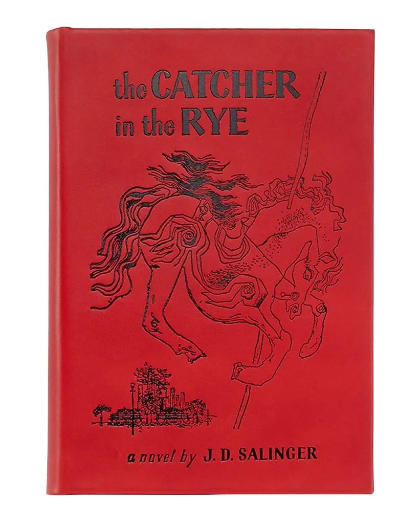 Graphic Image "The Catcher in the Rye" Leather Bound Book by J. D. Salinger
