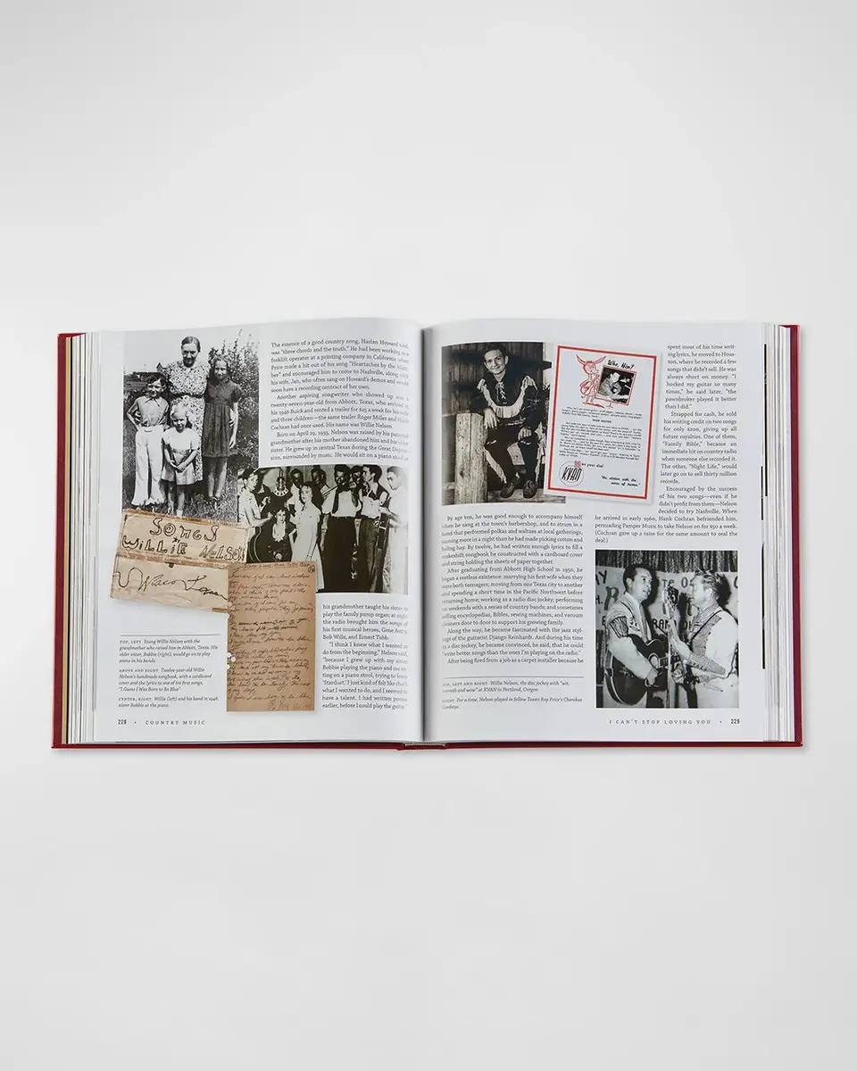 Graphic Image Country Music Leather Bound Book By Dayton Duncan and Ken Burns - Personalized | Thumbnail 5 Graphic Image Country Music Leather Bound Book By Dayton Duncan and Ken Burns - Personalized | Thumbnail 5