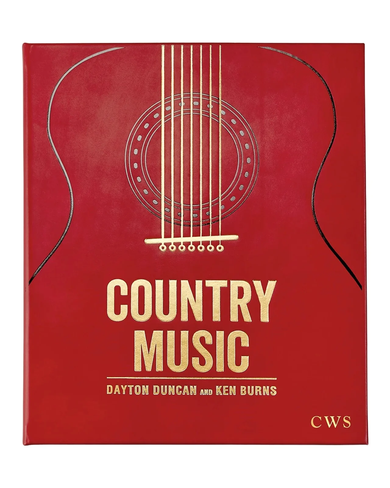 Graphic Image Country Music Leather Bound Book By Dayton Duncan and Ken Burns - Personalized