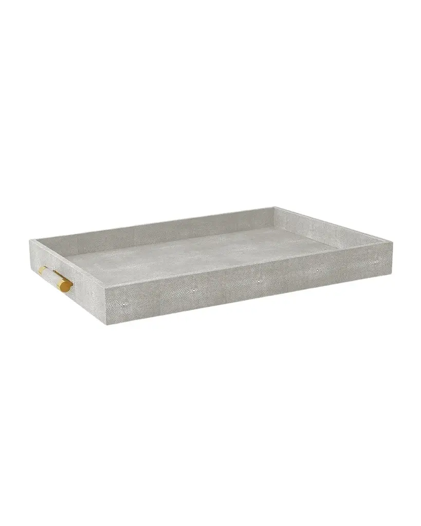 AERIN Faux Shagreen Rectangular Tray