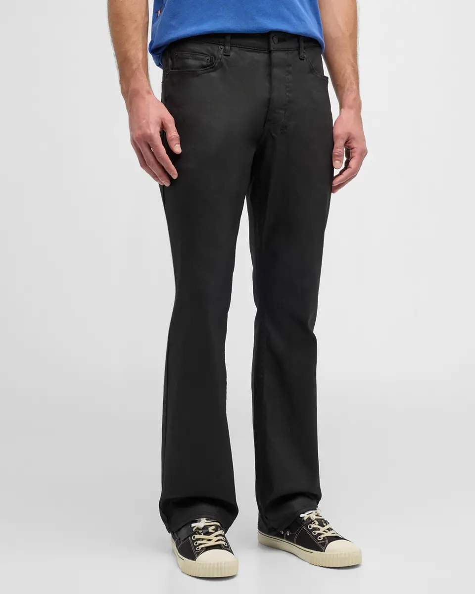 Ksubi Men's Bronko Black Wax Bootcut Jeans | Thumbnail 2 Ksubi Men's Bronko Black Wax Bootcut Jeans | Thumbnail 2