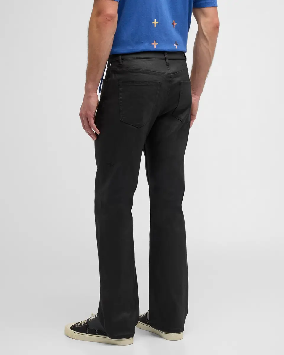 Ksubi Men's Bronko Black Wax Bootcut Jeans | Thumbnail 4 Ksubi Men's Bronko Black Wax Bootcut Jeans | Thumbnail 4