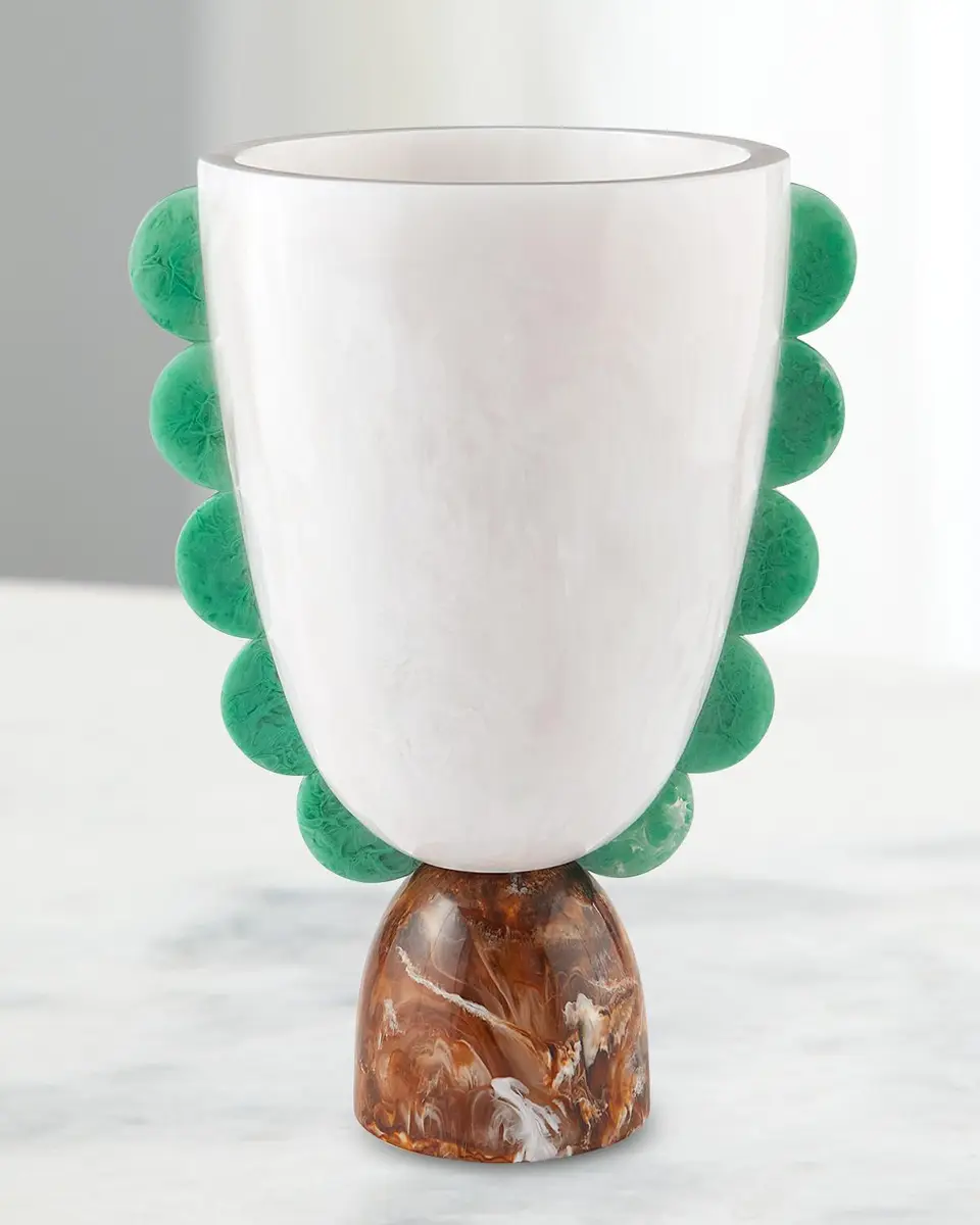 Jonathan Adler Mustique Scalloped Urn