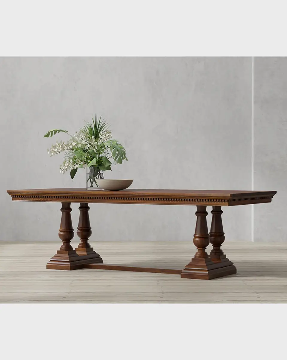 Sarreid Joshua Pedestal Dining Table | Thumbnail 4