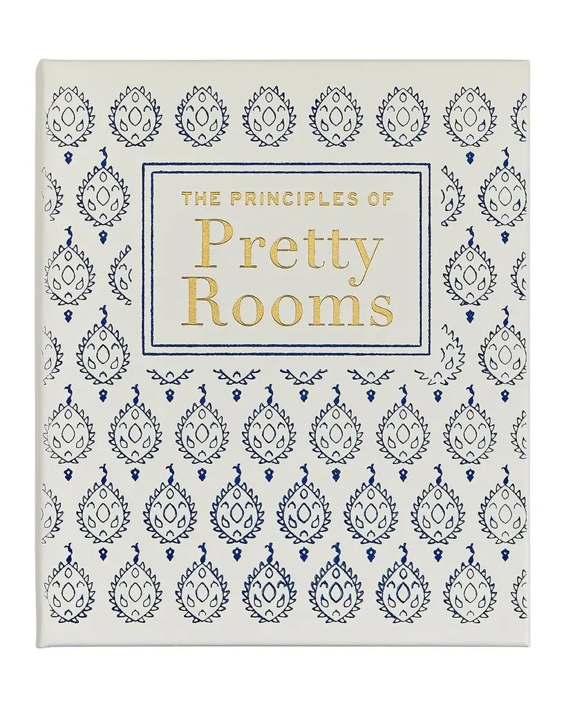 Graphic Image "The Principles of Pretty Rooms" Leather-Bound Book by Phoebe Howard