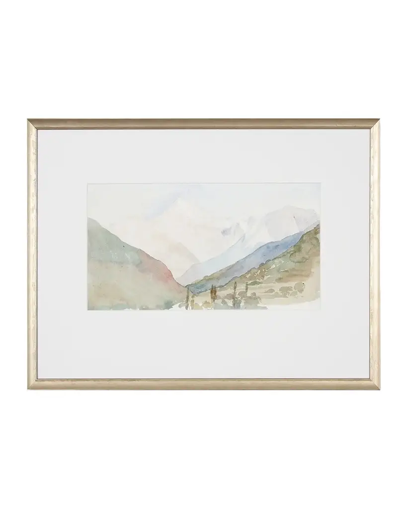 "Mountain Valley I" Framed Giclee on Paper "Mountain Valley I" Framed Giclee on Paper