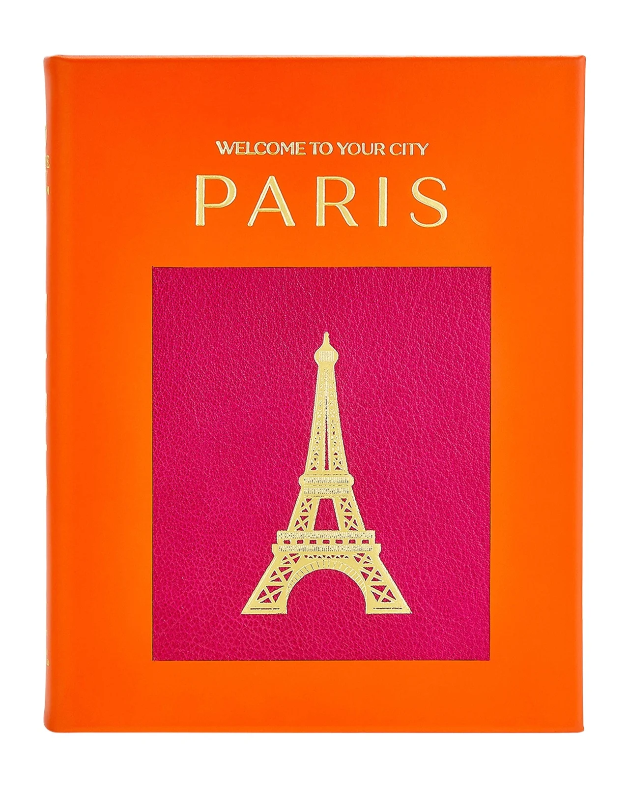 Graphic Image "Trope Paris" Leather-Bound Book, Edited by Sam Landers & Michelle Fitzgerald