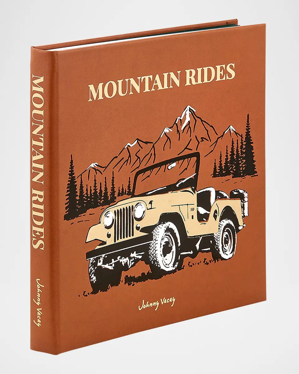 Graphic Image "Mountain Rides" Leather-Bound Book by Johnny Vacay | Thumbnail 2 Graphic Image "Mountain Rides" Leather-Bound Book by Johnny Vacay | Thumbnail 2