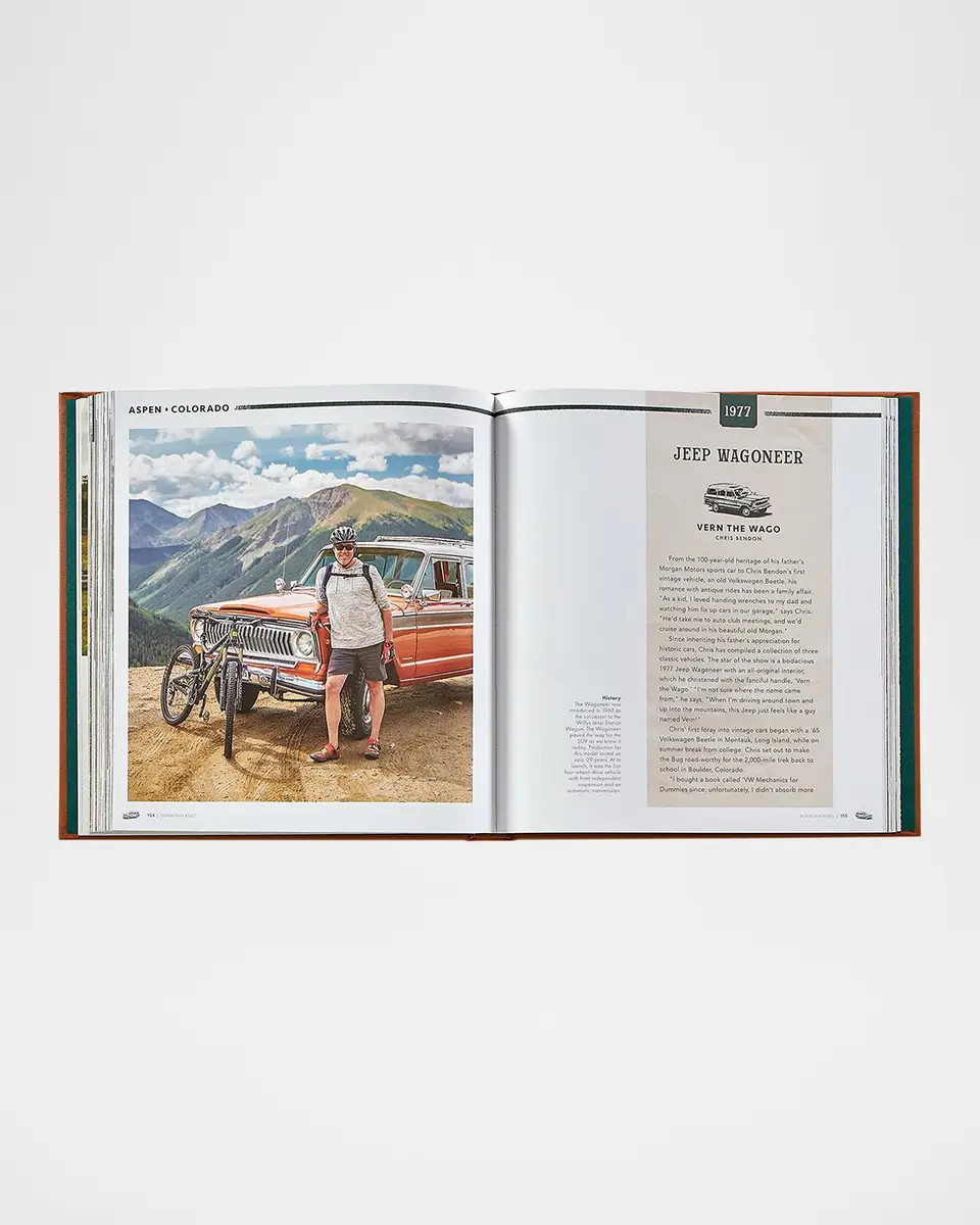 Graphic Image "Mountain Rides" Leather-Bound Book by Johnny Vacay | Thumbnail 3 Graphic Image "Mountain Rides" Leather-Bound Book by Johnny Vacay | Thumbnail 3