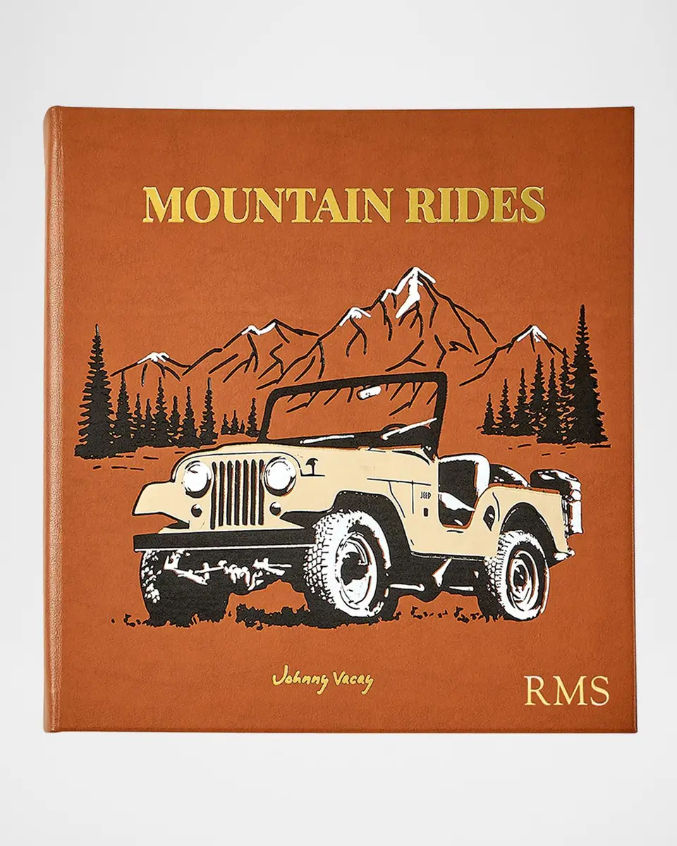 Graphic Image "Mountain Rides" Leather-Bound Book by Johnny Vacay | Thumbnail 5 Graphic Image "Mountain Rides" Leather-Bound Book by Johnny Vacay | Thumbnail 5
