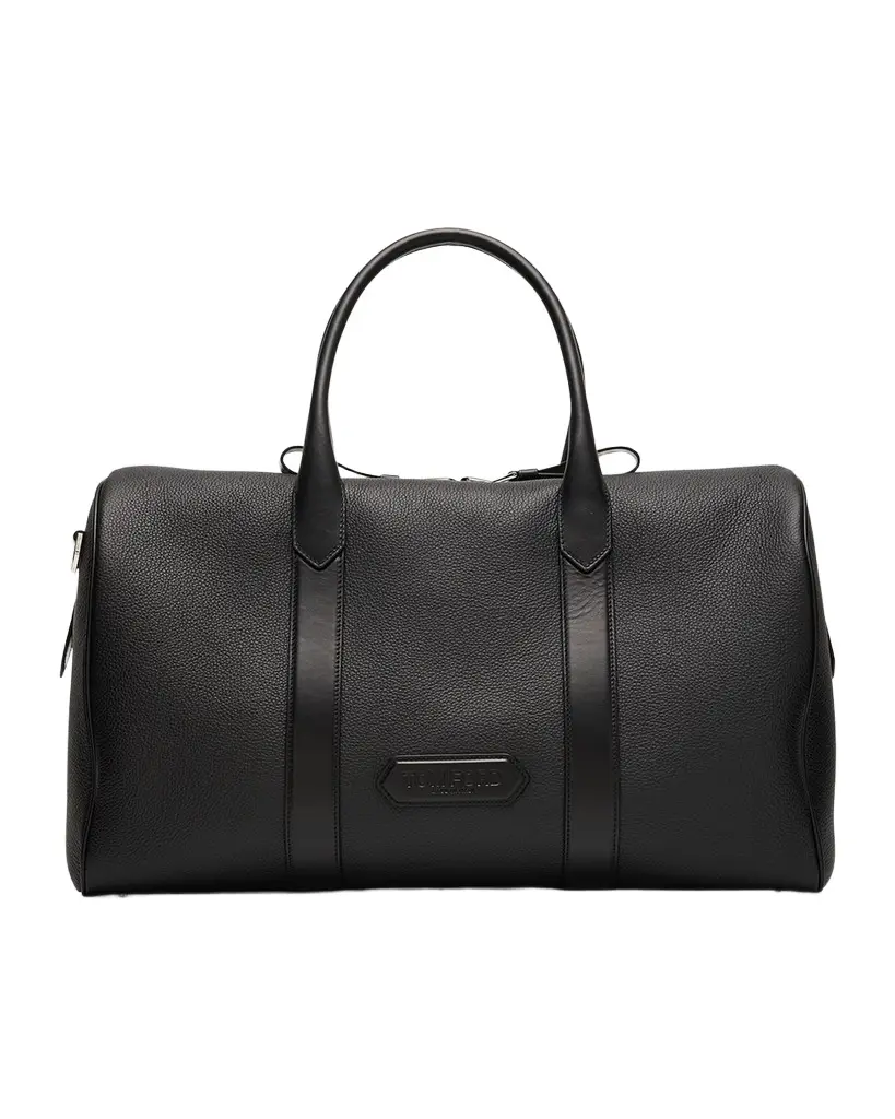 Tom Ford Men's Medium Soft Grain Leather Duffle Bag