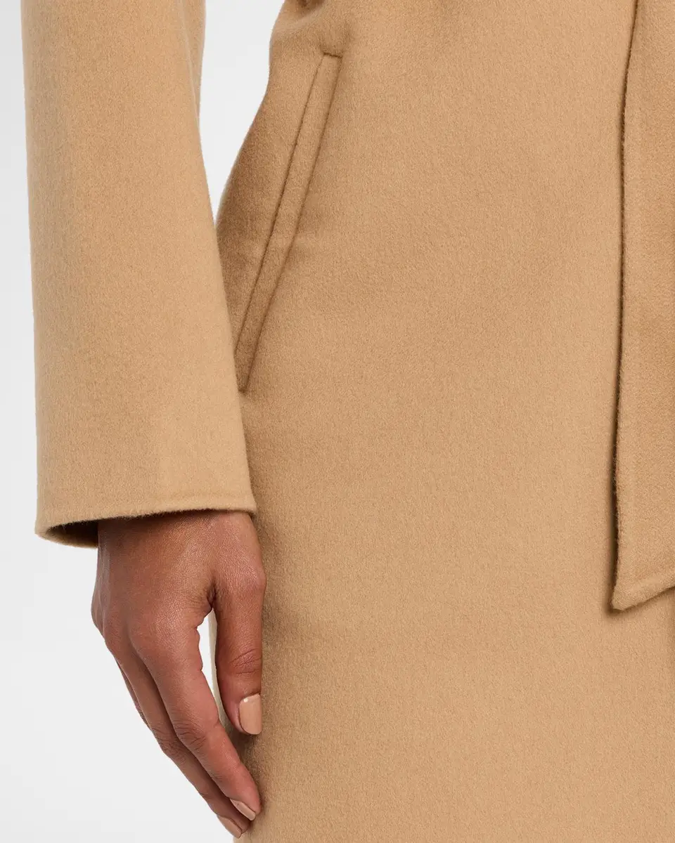 Sofia Cashmere Double-Face Belted Wrap Coat | Thumbnail 5