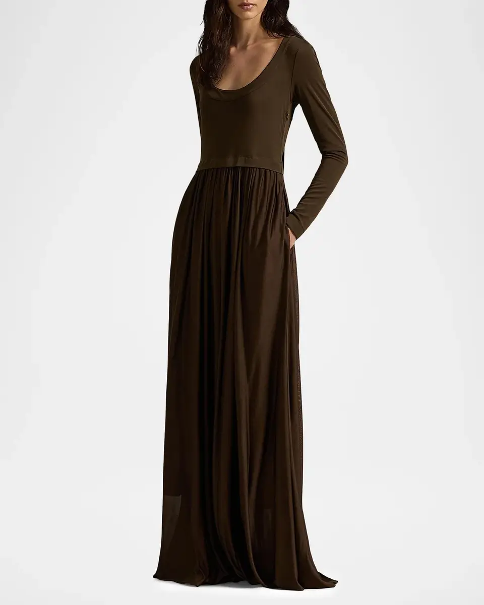 Polo Ralph Lauren Ntale Scoopneck Maxi Dress | Thumbnail 2