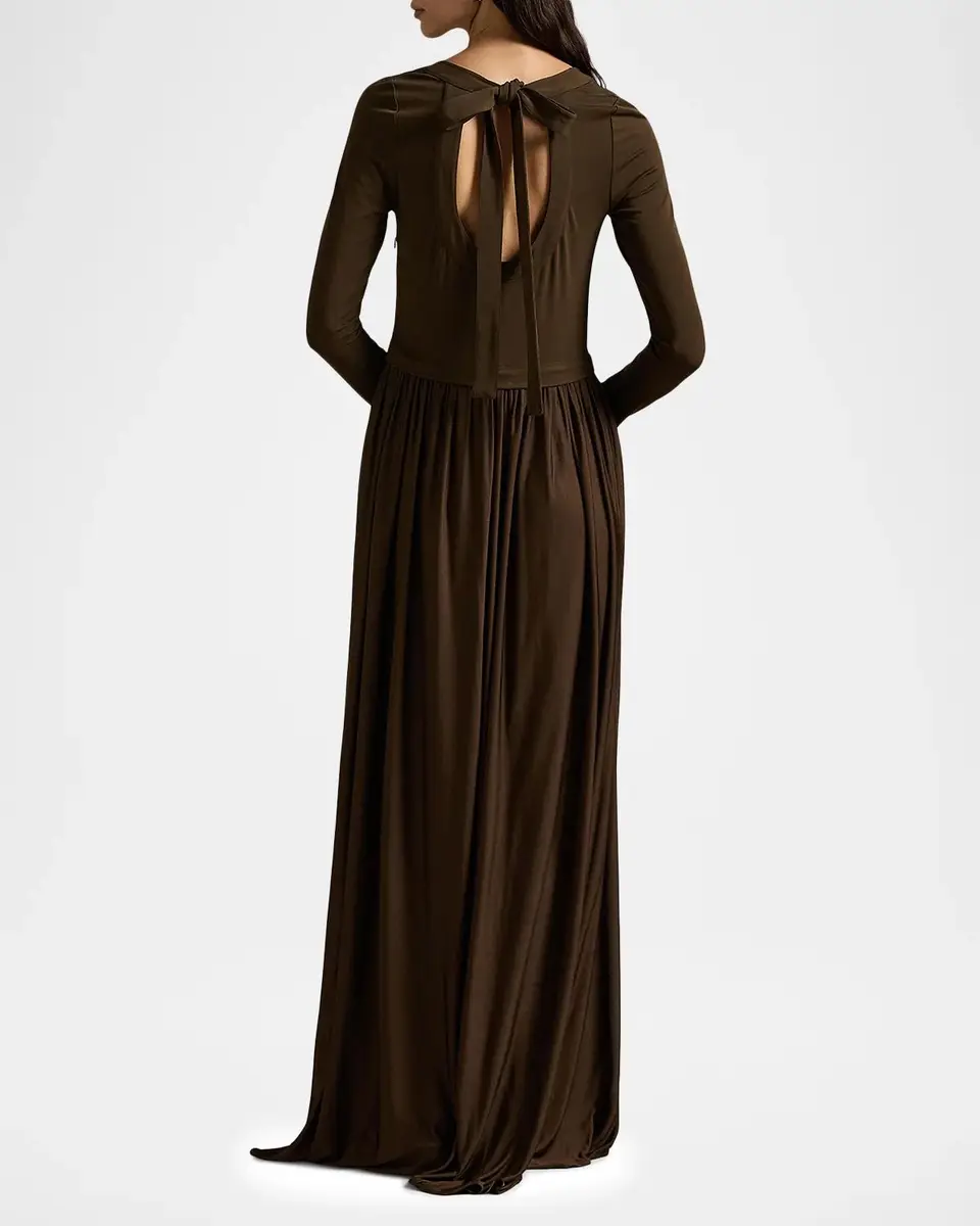 Polo Ralph Lauren Ntale Scoopneck Maxi Dress | Thumbnail 3