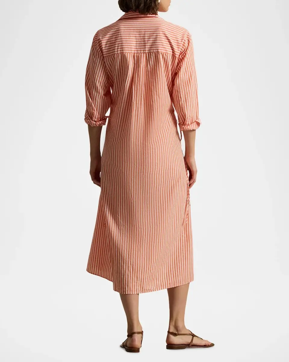 Polo Ralph Lauren Margo Striped Cotton-Linen Shirtdress | Thumbnail 3
