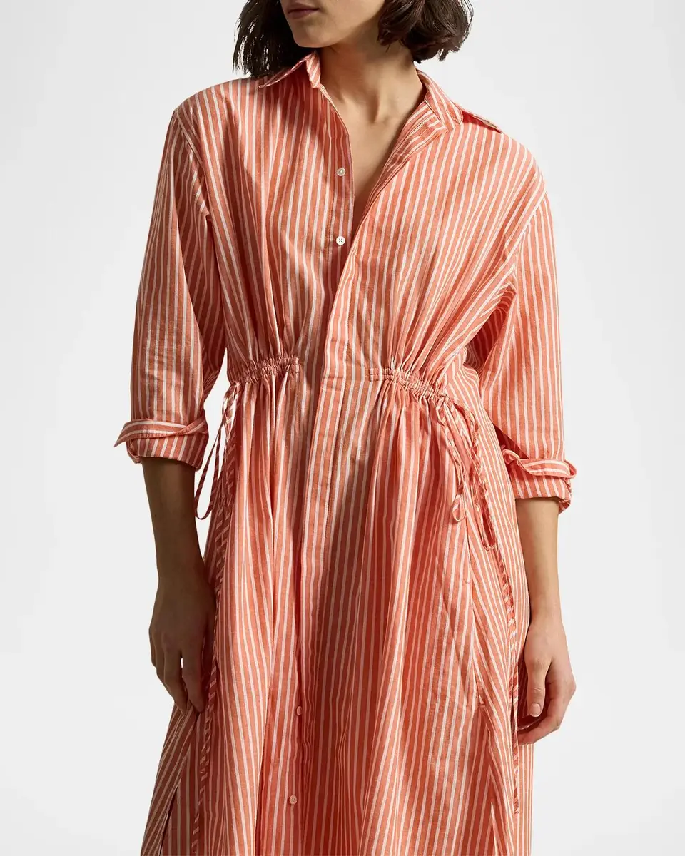 Polo Ralph Lauren Margo Striped Cotton-Linen Shirtdress | Thumbnail 4
