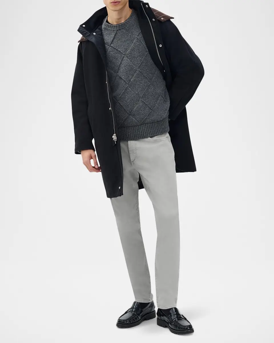 rag & bone Washed Denim Mid-Rise Slim-Leg Jeans | Thumbnail 5 rag & bone Washed Denim Mid-Rise Slim-Leg Jeans | Thumbnail 5
